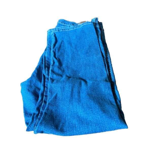 Levi Strauss Signature Jeans High Rise Straight Sz 18 34W Distressed Capri - Picture 3 of 8